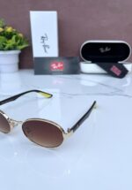 RAYBAN 1665 FERRARI EDITION GOLD BROWN SHADED GLASSES - Image 10