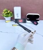 RAYBAN 1665 FERRARI EDITION GOLD BROWN SHADED GLASSES - Image 5