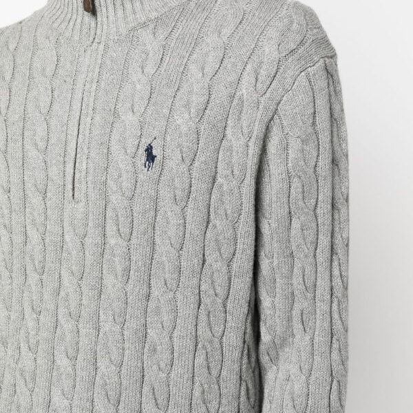 RALPH LAUUREN IMPORTED TRENDING SWEATER GREY