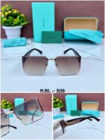 TIFFNANY & CO. 9138 LUXURY EDITION GOLD BROWN SHADED GLASSES - Image 2