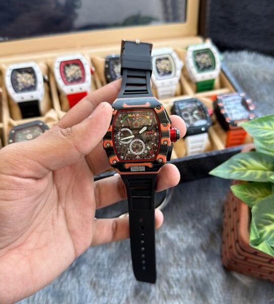 Richard Mille Mclaren Carbon Fibre All Working W256