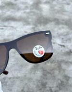 RAYBAN 650 POLORIZED MATT BROWN OFFICIAL MODEL - Image 6