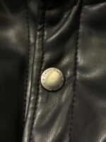 C-alvin K-lein IMPORTED STORE ARTICLE JACKET BLACK LEATHER - Image 4