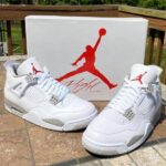 Nik.e Air Jordan Retro 4 Oreo Semi Ua - Image 2