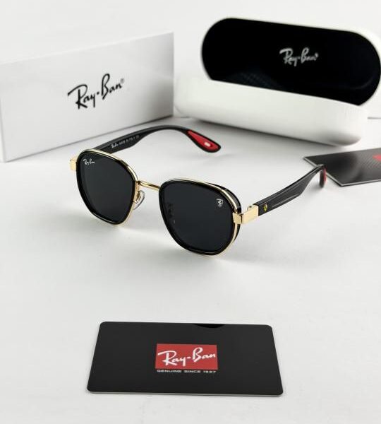Rayban gold_black 3674